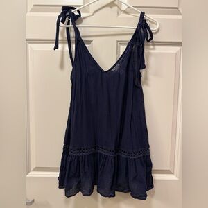 Eberjey Navy Cover Up Dress
